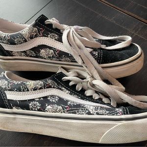 Vans with flowers